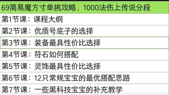 《梦幻西游手游》勇武平民封系养成攻略（选择勇武平民封系的关键技巧与策略）